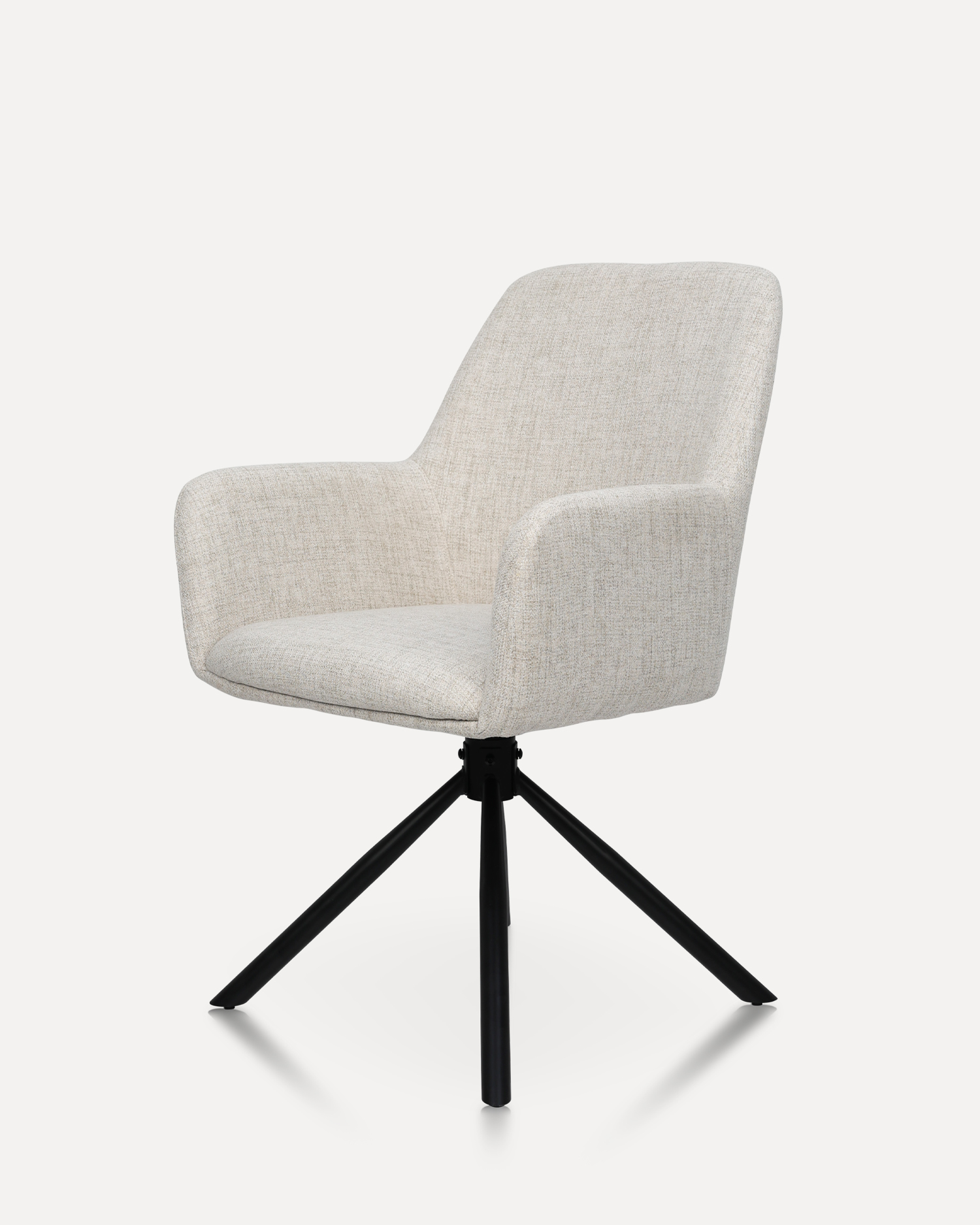 Otočná tkanina jídelní židle