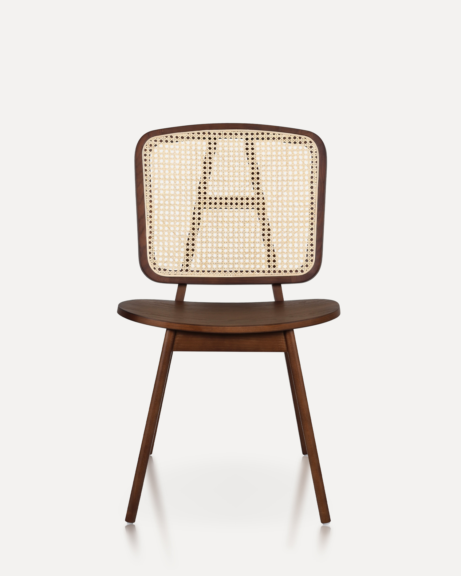 Vintage ratan zpět dřevěné židle Vintage ratan zpět dřevěné židle