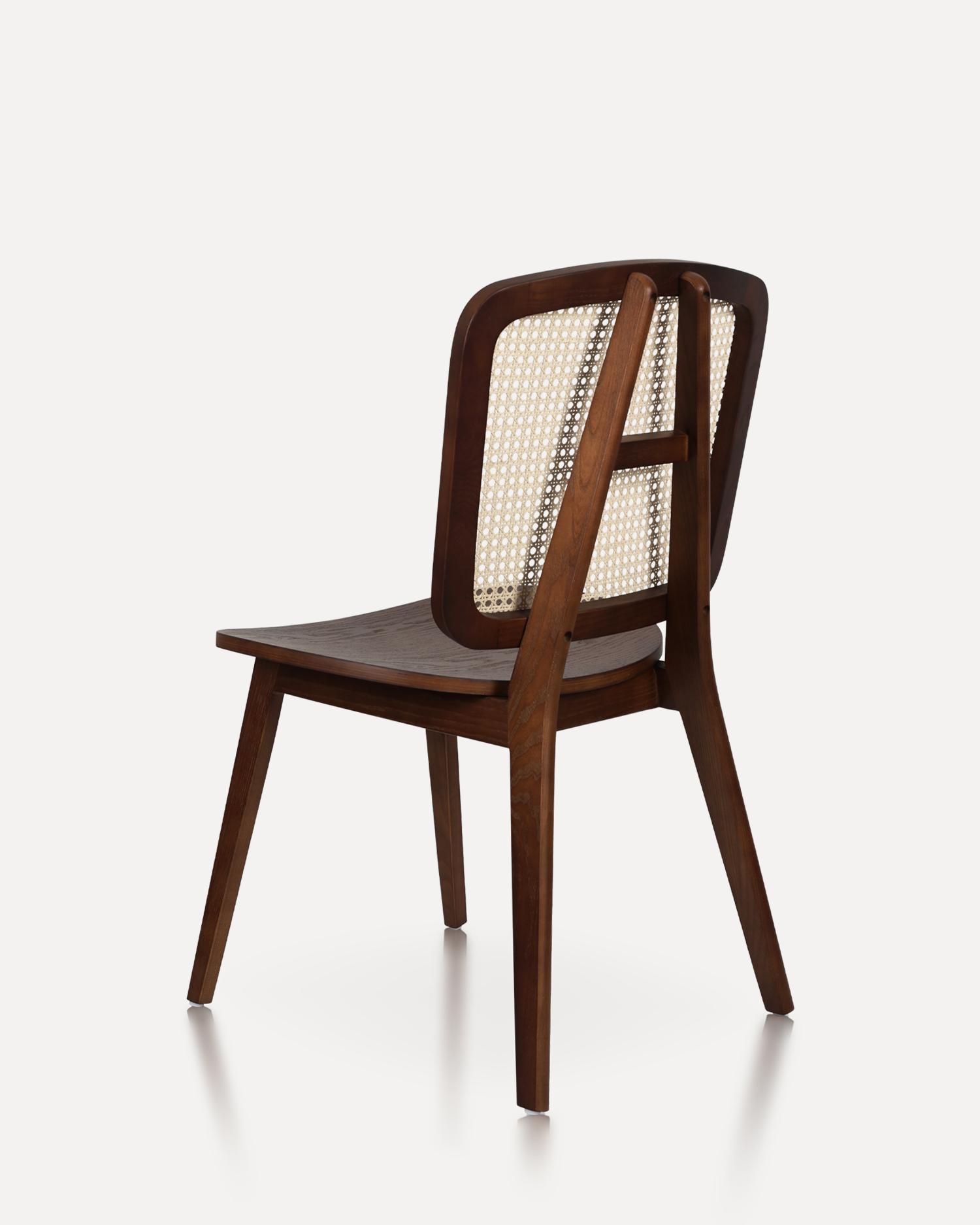 Vintage ratan zpět dřevěné židle Vintage ratan zpět dřevěné židle