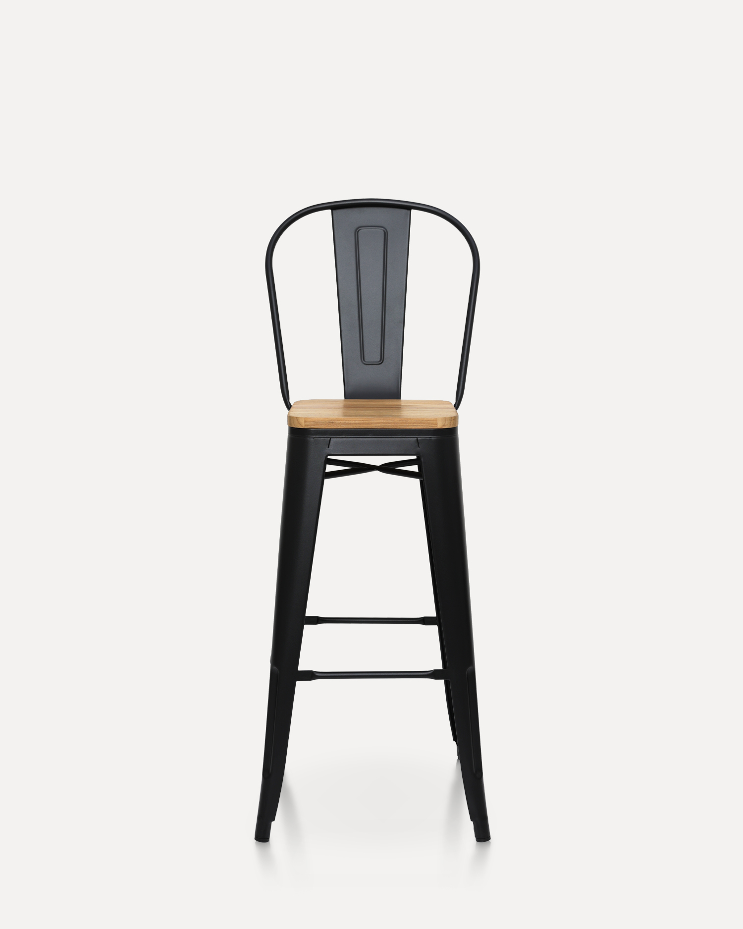 Retro černý jídelní design židle Retro černý jídelní design židle