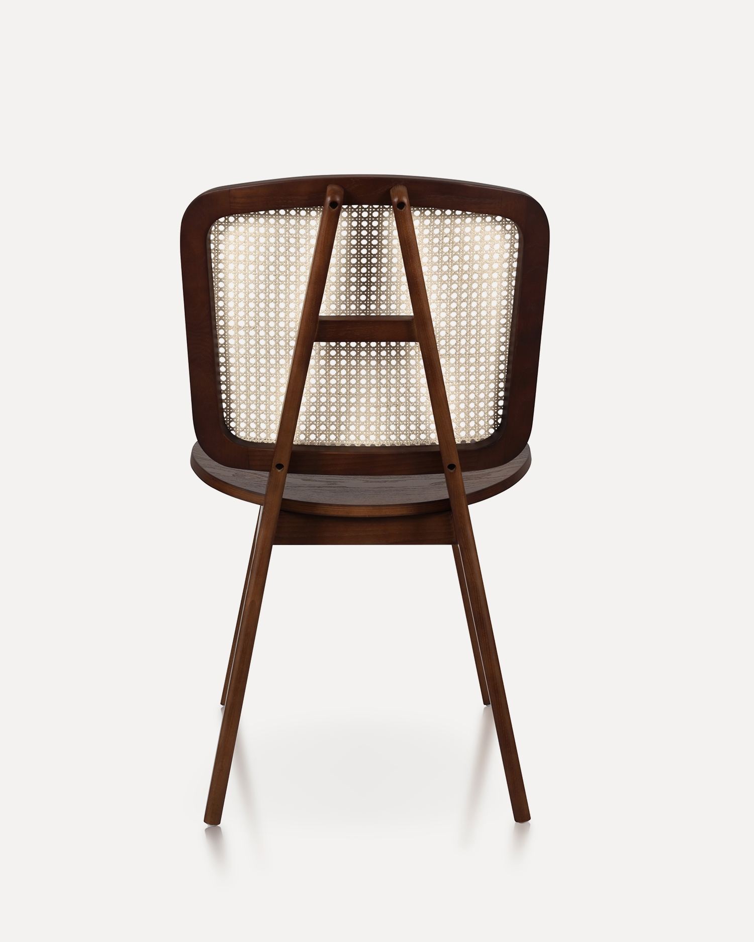 Vintage ratan zpět dřevěné židle Vintage ratan zpět dřevěné židle